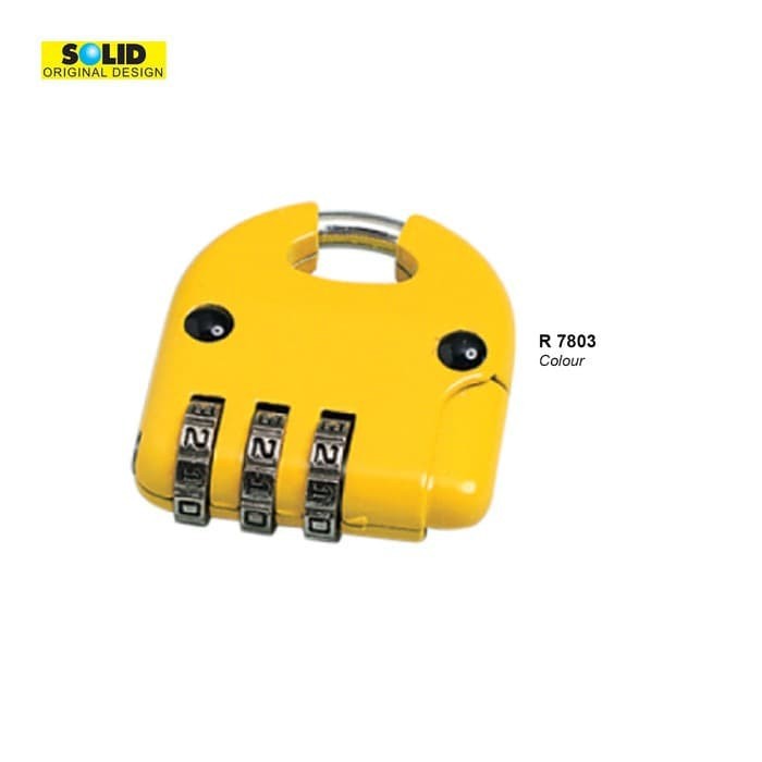 SOLID - GEMBOK ANGKA/GEMBOK KOPER SOLID R 7803