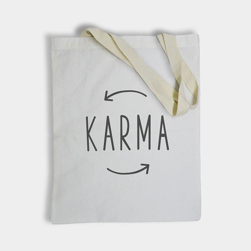 TOTEBAG WANITA KARMA TAS KAIN CEWEK TOTE BAG SELEMPANG - RELOOK