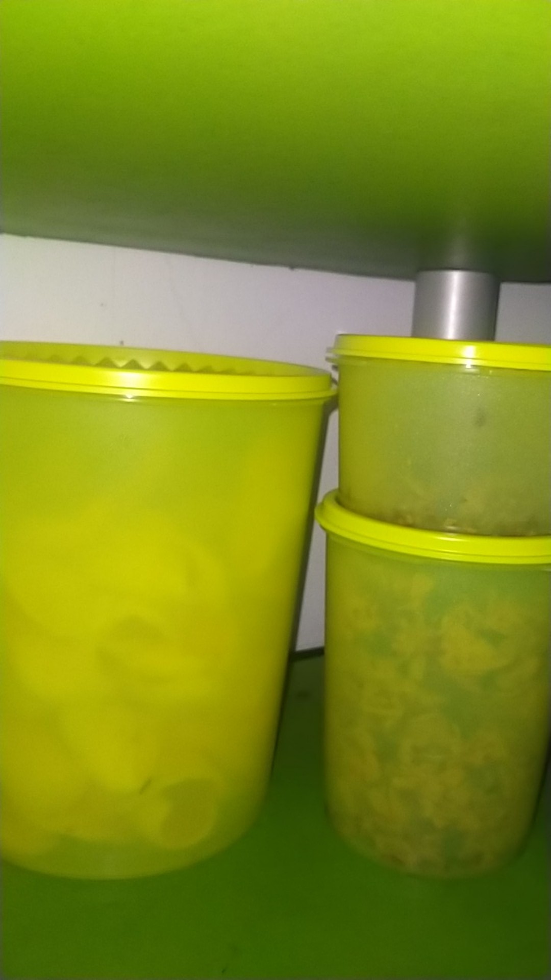 Green Deco Canister + Free Mini Deco Canister Set & Tanpa Free (toples) Tupwr