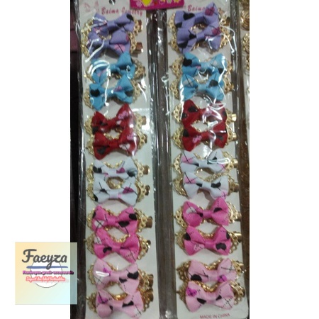 12 pasang jepit rambut remaja