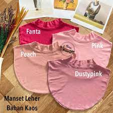 MANSET leher kaos Rayon Polos nyaman dipakai