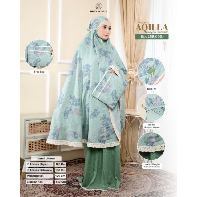 MUKENA ARRAFI MUSLIMAH BAHAN ADEM ORI BY ARRAFI// MUKENA PREMIUM //MUKENA MOTIF //MUKENA BAGUS //MUK