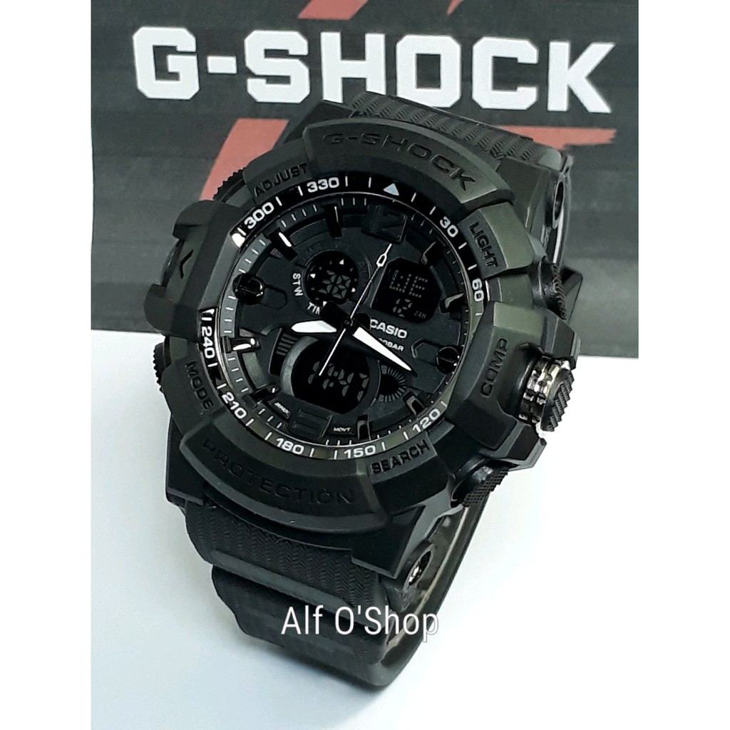 Jual Jam tangan sport G SHOCK G Shock GA201Full black Diskon