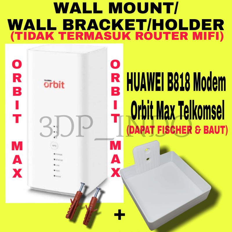 Huawei B818 Modem Orbit Max Telkomsel Bracket Wall Mount Bracket Holder Braket