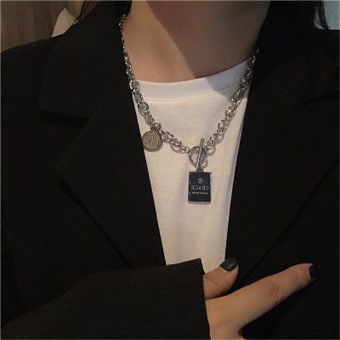 Kalung untuk wanita in baja titanium kalung kalung keren wanita trendi kepribadian mewah dengan harg