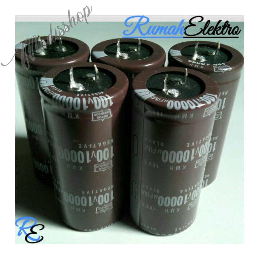 ELCO NIPPON 10000UF 100V COKLAT
