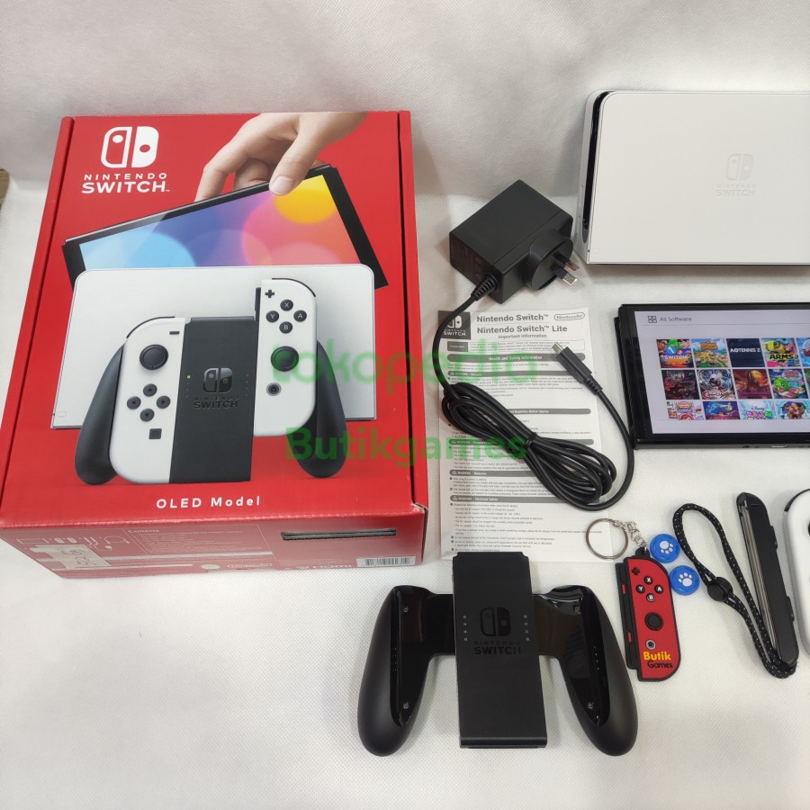 Nintendo Switch OLED CFW Putih White 256GB