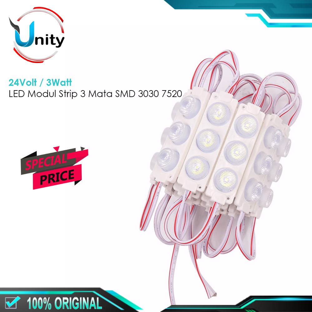 Lampu LED 24V LED Modul Strip 24Volt 3Watt 24 V SMD 3030 Lampu Hias Variasi