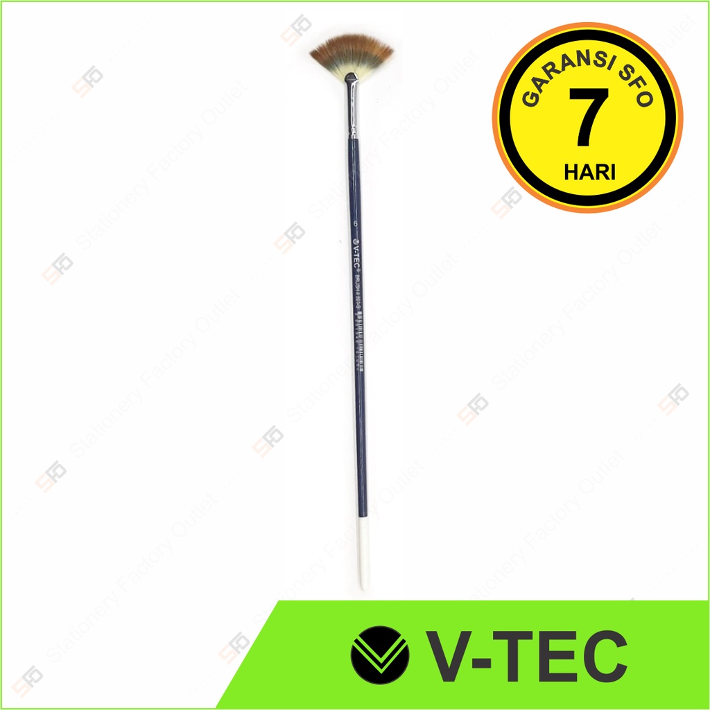 

Kuas Lukis Kipas V-Tec 801-S Satuan - Fan Paint Brush No. 6