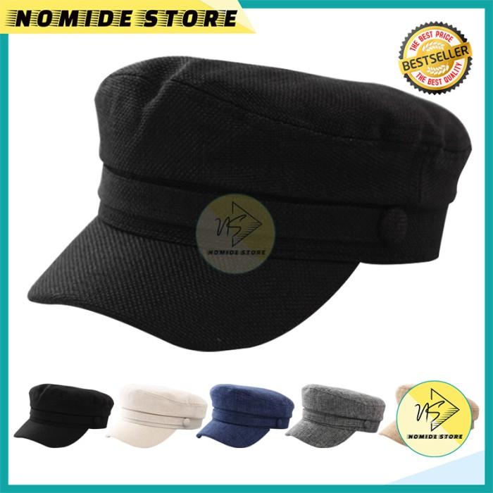 Topi Topi Baret Korea Pria Perempuan Dewasa Model Pelukis Gaya Retro Ttx