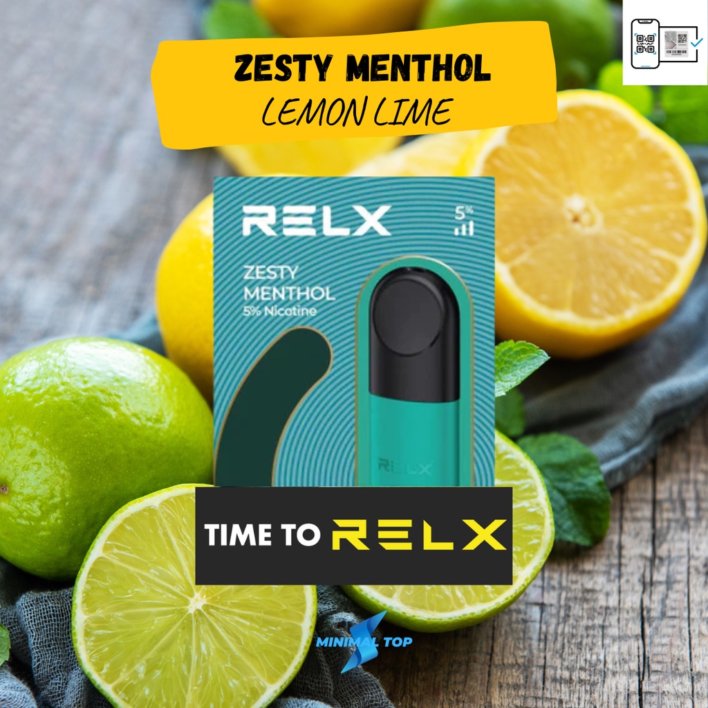 Relx Infinity Essential Pod - Zesty Menthol atau Lemon Lime untuk Infinity Essential