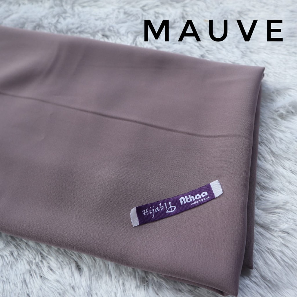 Kain Wolfis/ Woolpeach/ Wolvis Grade A Harga Setengah Meter-Kain Mauve