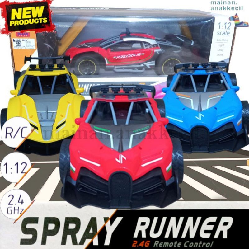 Mainan Mobil Remot RC Spray Runner