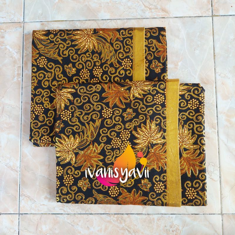 1Set Jarik + Blangkon Pengantin, Motif Ukel