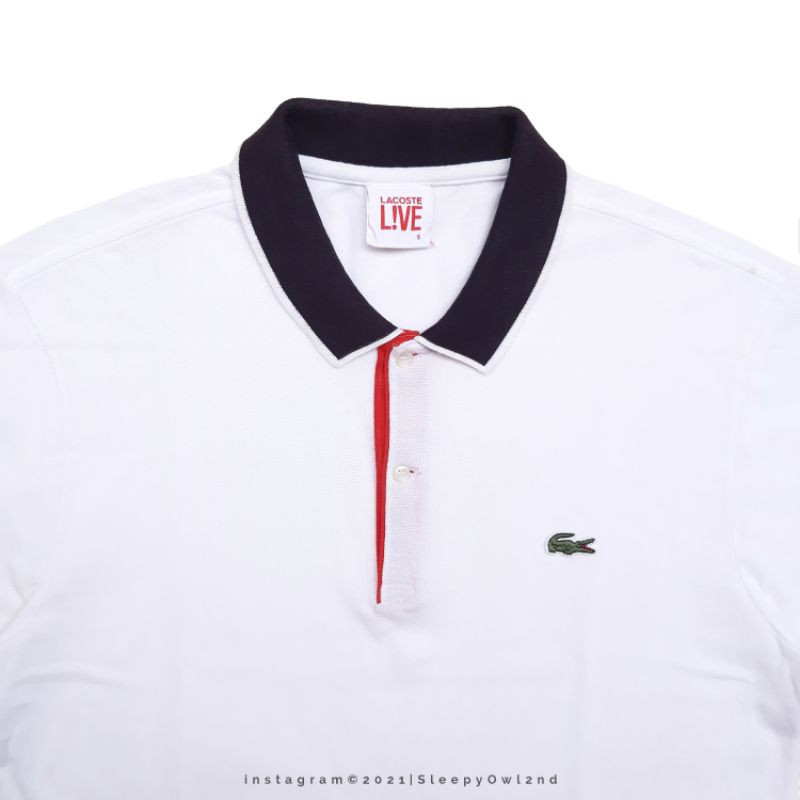 Polo Shirt Lacoste Live White