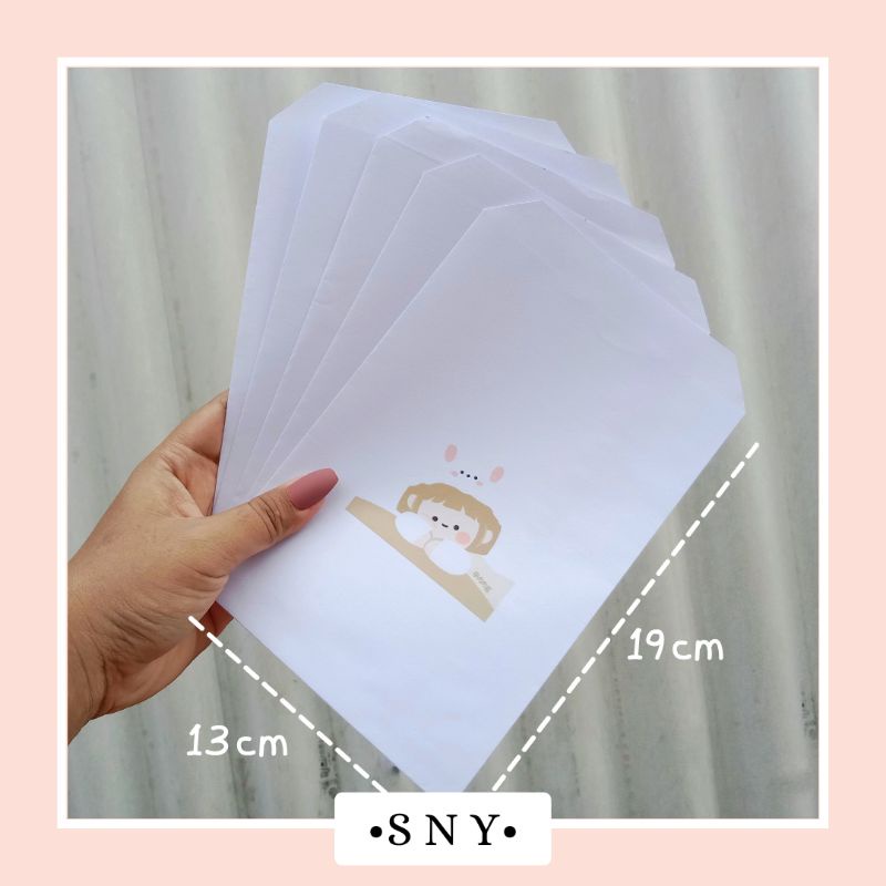 

AMPLOP PUTIH PACKAGING CUSTOM LUCU - AMPLOP AESTHETIC LUCU - AMPLOP PACKING LUCU