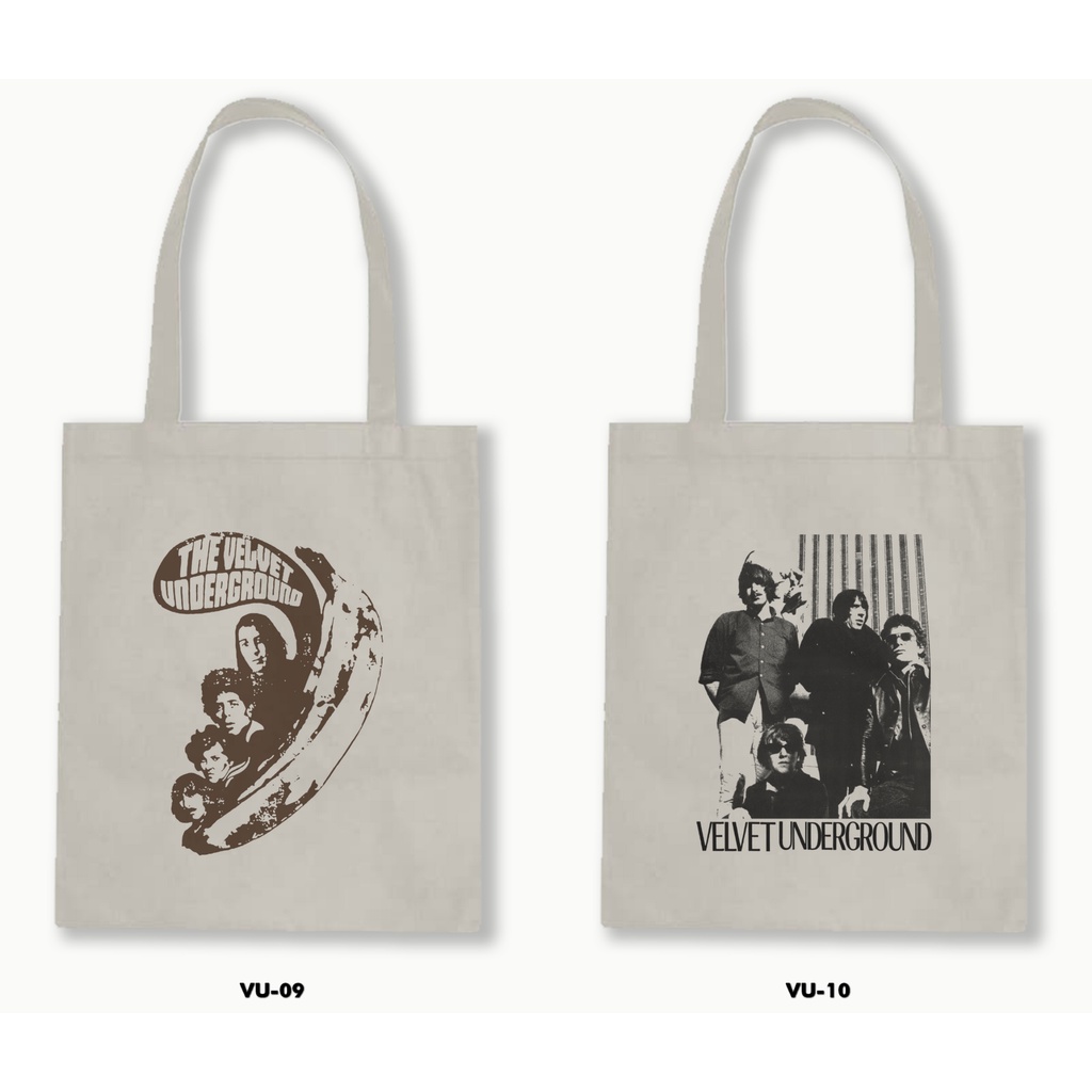 TOTE BAG BLACU - THE VELVET UNDERGROUND