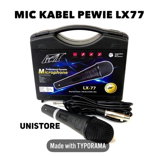 Mic Kabel Pewie LX 77