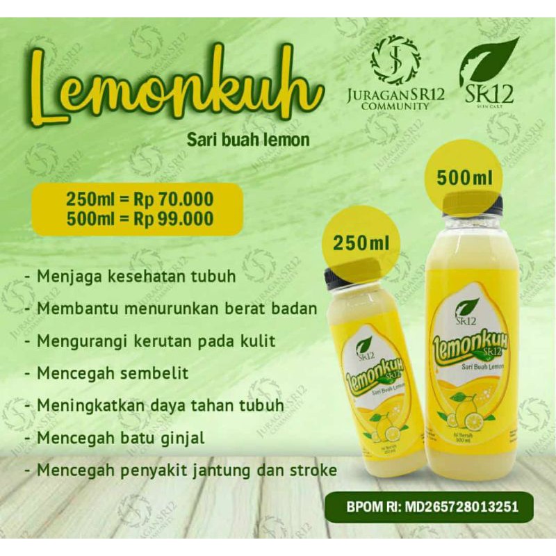 

lemonkuh SR12/minuman diet/herbal