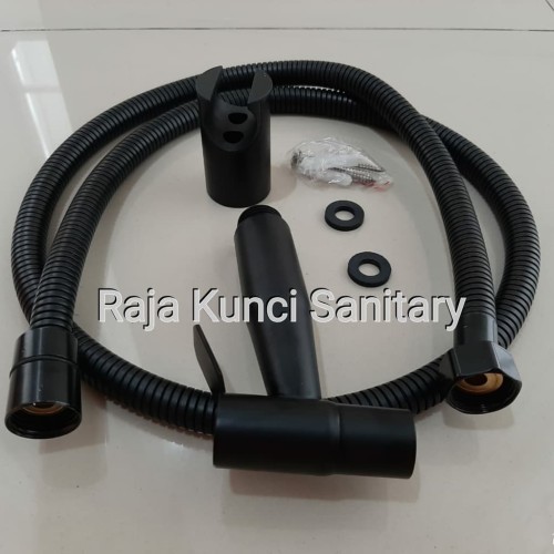 Jet Shower Hitam Toilet/Jet Shower Kloset Kamar Mandi Stainles SUS 304/BLACK