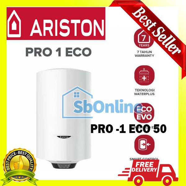 Ariston Water Heater - PRO 1 ECO V 50 Liter 1200 Watt