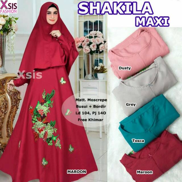 Gamis set Shakila maxi