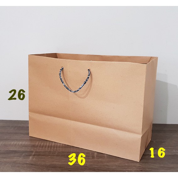 Jual Paper Bag Coklat Paperbag Polos Tas Kertas Jumbo Besar Xl X