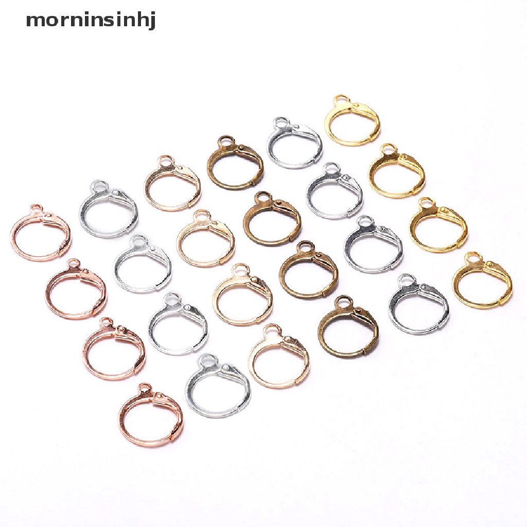 Mornin 20pcs / Set Anting Hoops Diy Untuk Wanita