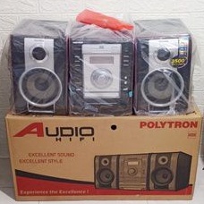 Radio Tape DVD Mini Compo  Polytron Baru NOS