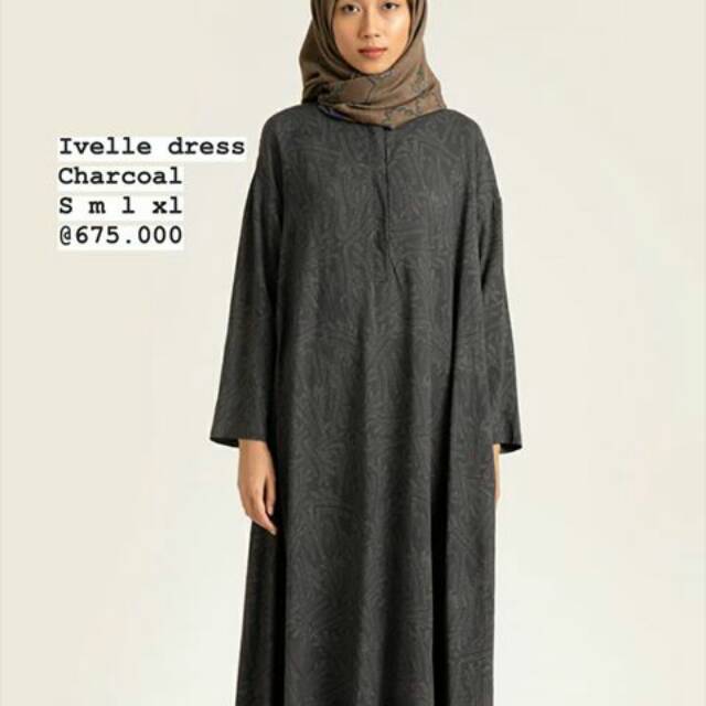 Ivelle dress charcoal