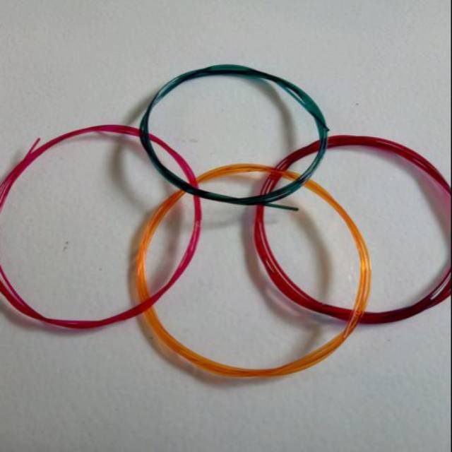 Senar Ukulele Warna Kentrung Saphier Nylon Colour Polos