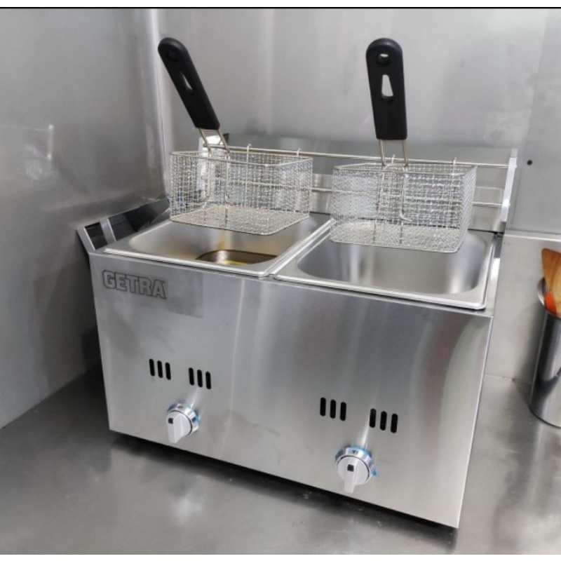 Getra Gea gas deep fryer penggorengan gas GF 102G / GF102G / GF 102 G