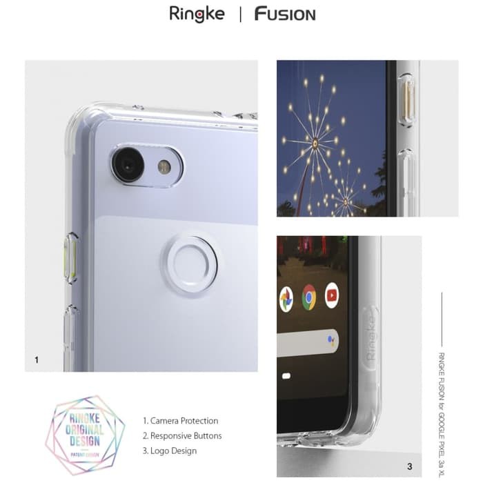 Ringke fusion casing for Google Pixel 3a XL