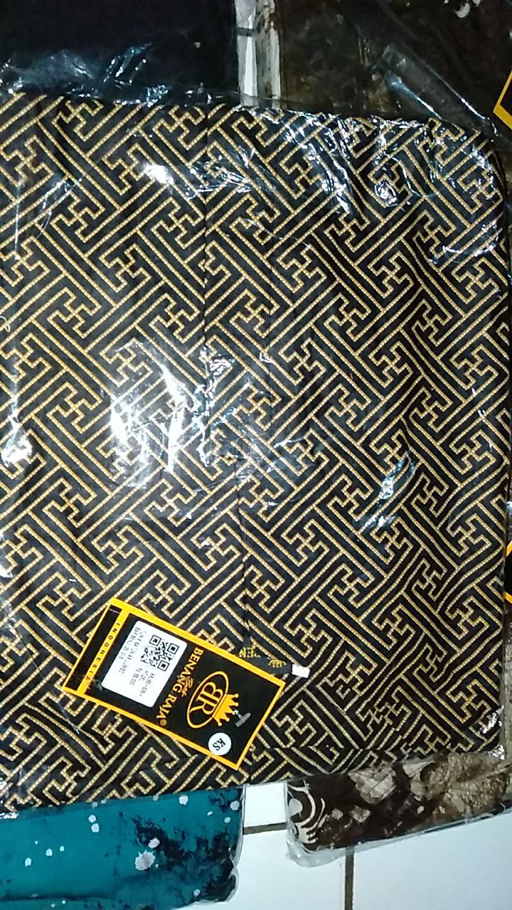 Benang Raja Tunik Batik Wanita Lengan Panjang Motif Sinaran Soft