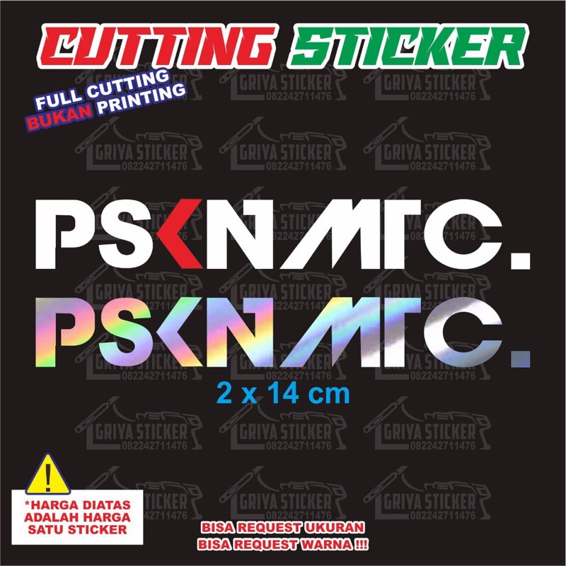 Cutting sticker - Sticker PSKNMTC pasukan matic PSKN MTC