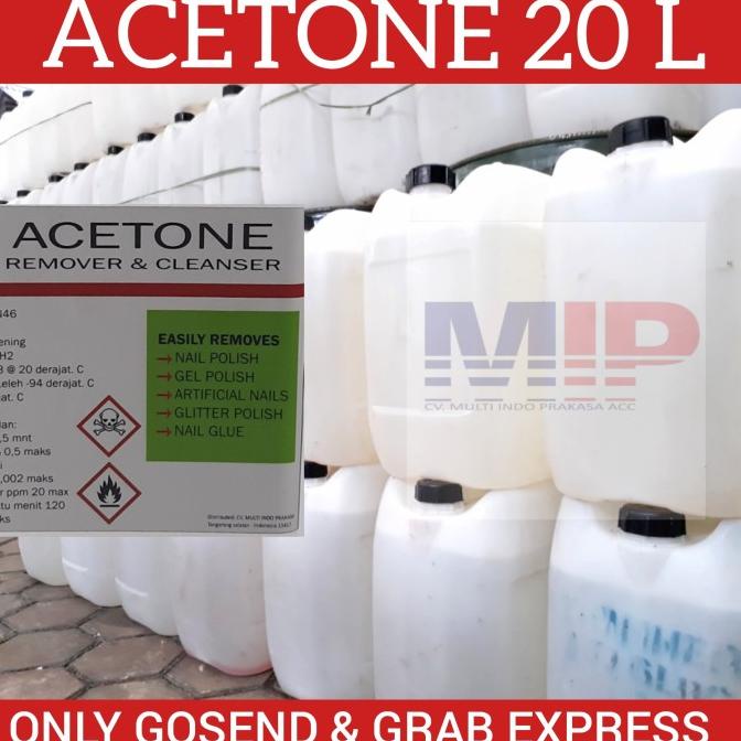 Aseton Acetone Pembersih Kutek - Acetone - 20 Liter
