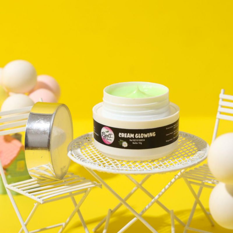 CREAM GLOWING WHITENING KRIM WHITENING MALAM AMAN BUSUI BUMIL BPOM HALAL ORI