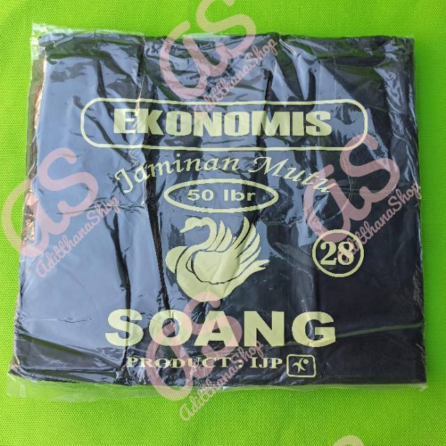 Kresek ekonomis ukuran 15, 17, 24, 28 soang murah