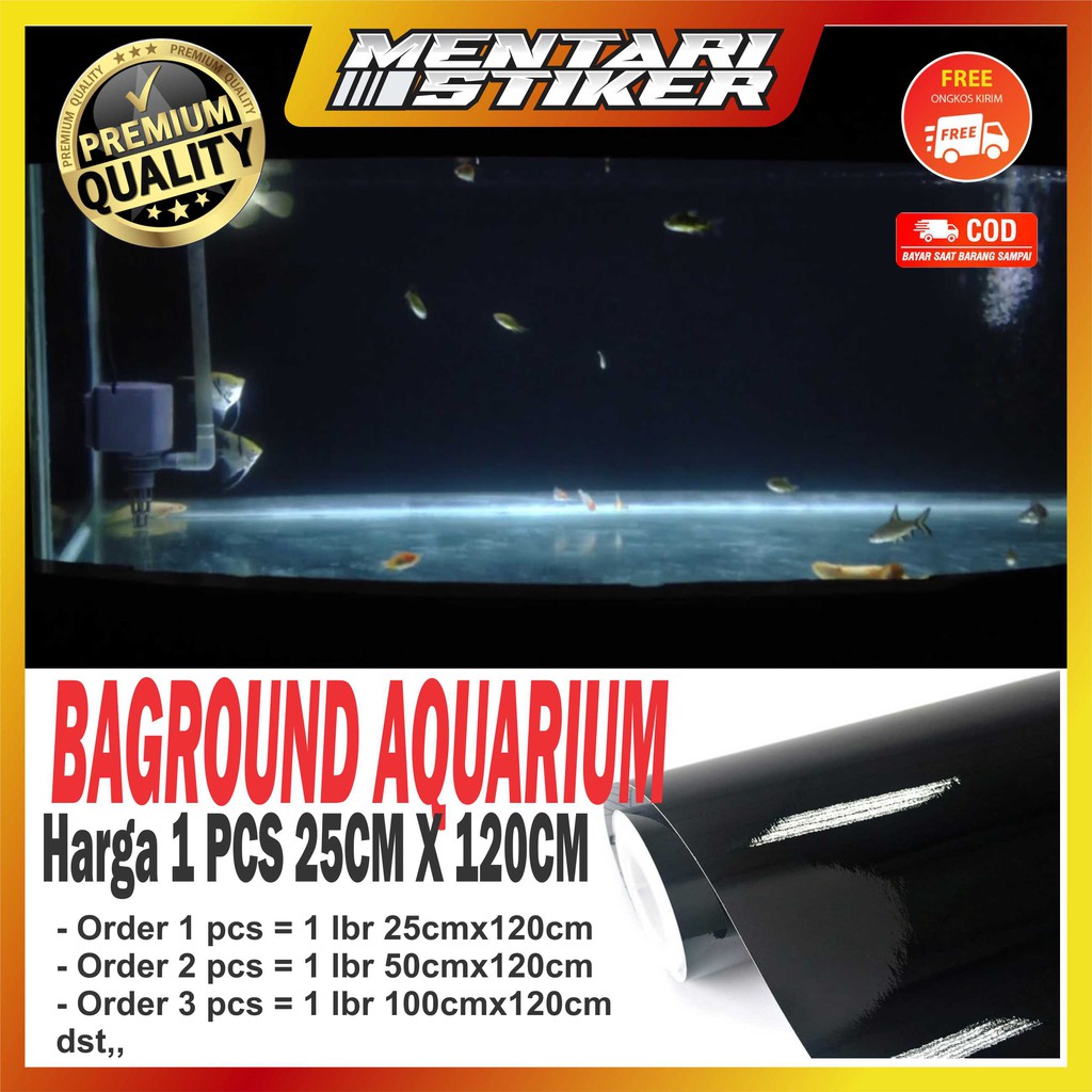 STIKER AQUARIUM/SKOTLET AQUARIUM/BAGRAOUND AQUARIUM