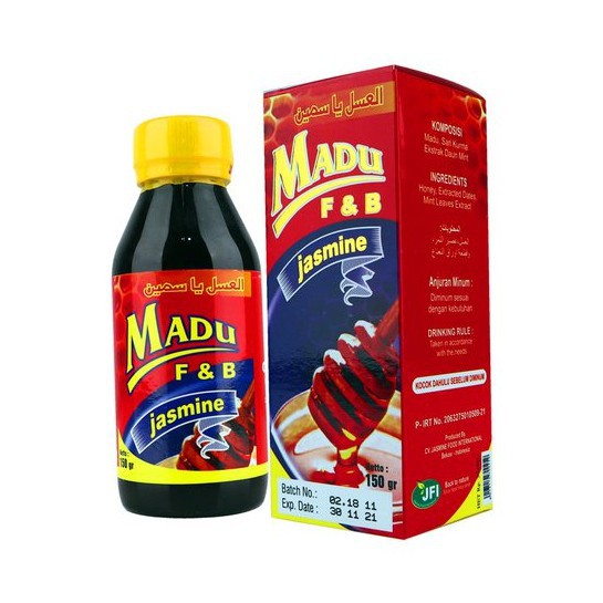 Madu F & B | Madu Flek dan Batuk | Madu F dan B Jasmine 150 gr ORIGINAL