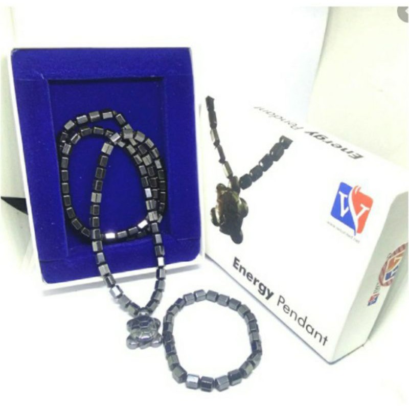 Original 1 Set Kalung & Gelang Kesehatan IWS Bio Energy Pendant