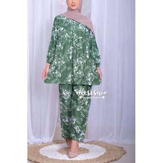 BiG PROMO grosir_solo || ONESET SETELAN RAYON MOTIF CITATA DAILY SET || GLORY  FELLO ONE SET STRIPY