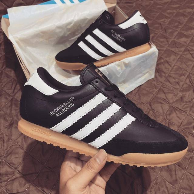 adidas beckenbauer trainers black
