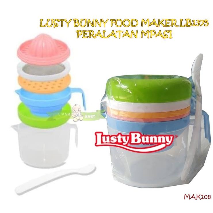 MAK108 LUSTY BUNNY FOOD MAKER PERASAN JERUK LB1375 PERALATAN MPASI