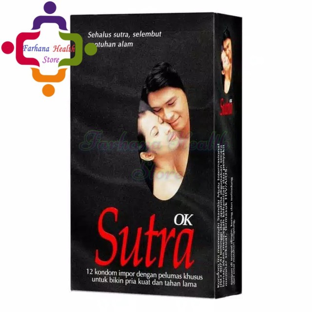 Original Kondom Sutra OK Isi 12 Pcs / Sutra Hitam 12 Pcs