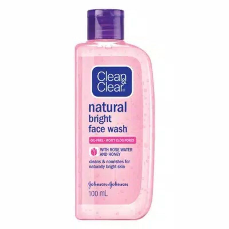 CLEAR AND CLEAN NATURAL BRIGHT FACE WASH 100 ML SABUN CUCI MUKA PEMBERSIH MUKA / PERAWATAN WAJAH