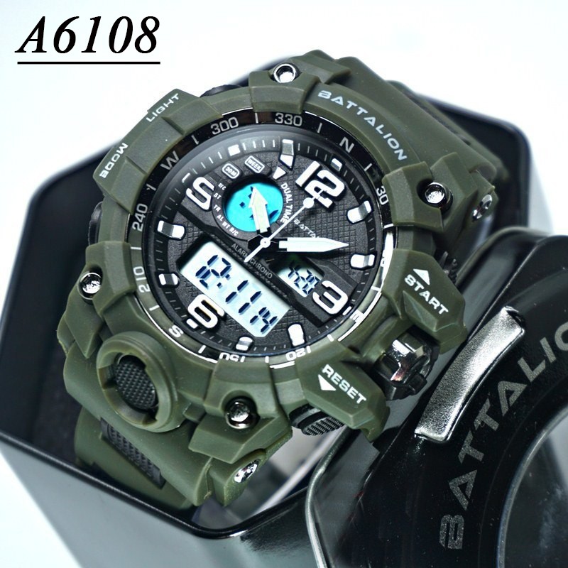 Jam Tangan Pria/Cowo Battalion BTX001 - Kode A6108, A6109, A6110, A6111