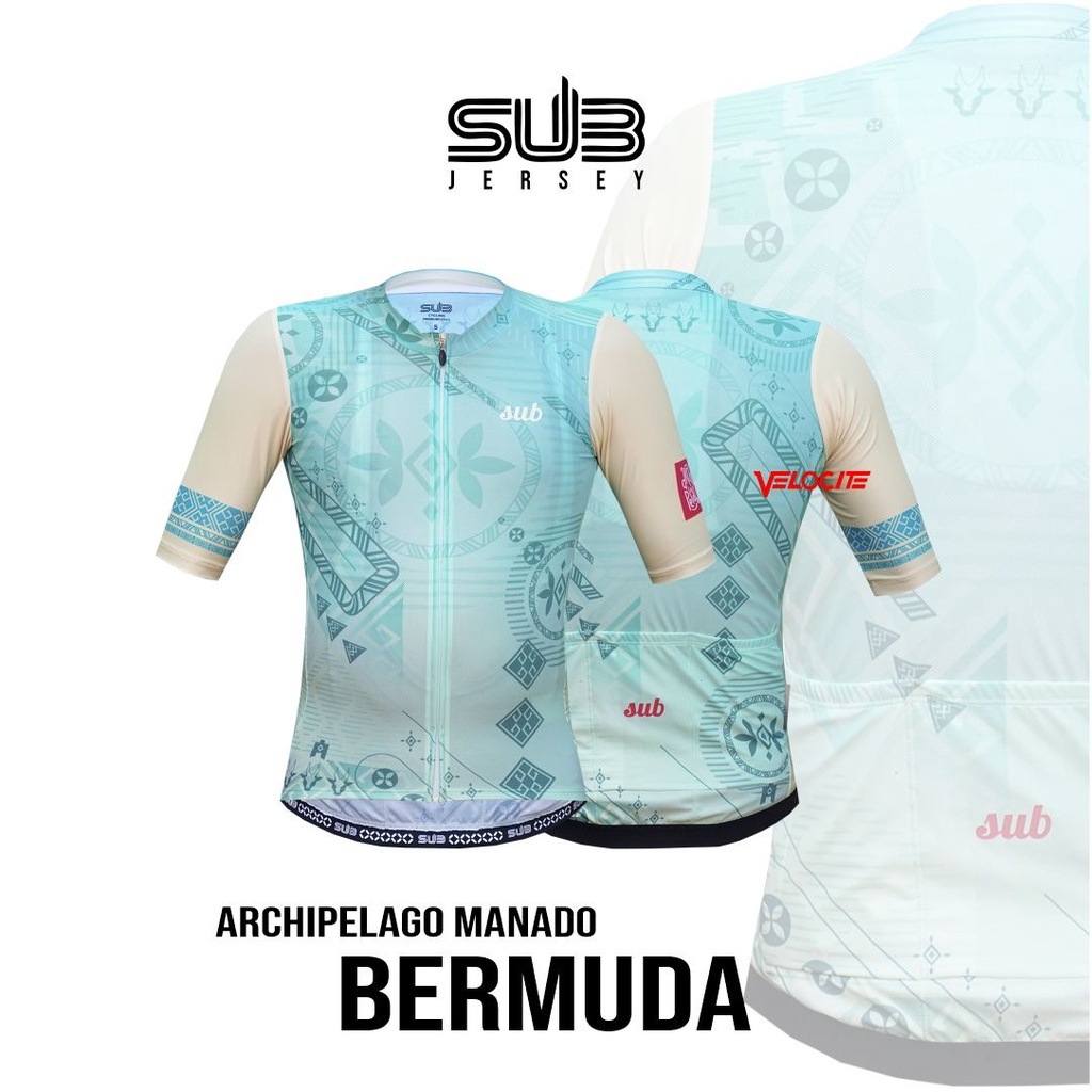 Sub Jersey Cycling Archipelago Manado Bermuda Blue 2022 Sepeda Gowes Biru Roadbike