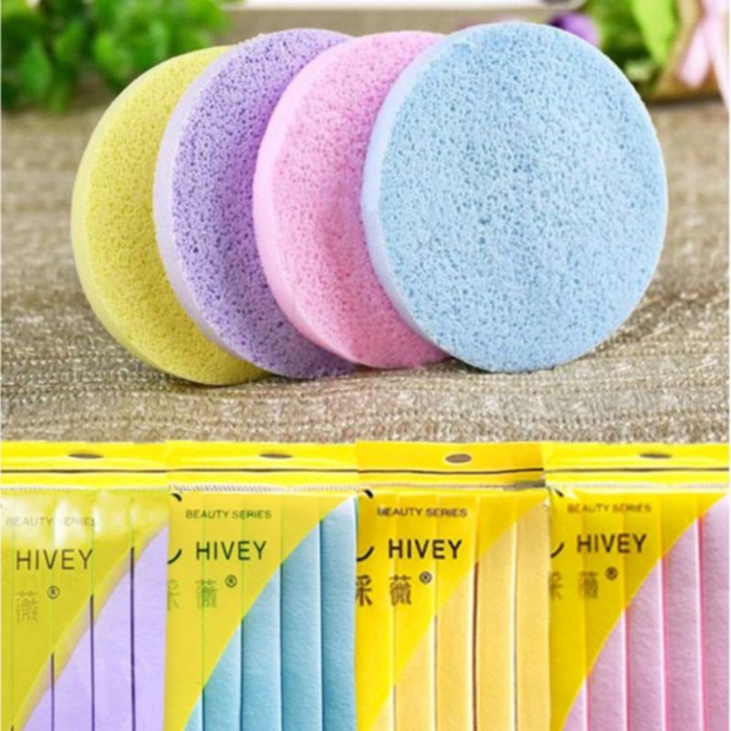 Sponge Facial stick Spons / Sponge Kentang isi 12 stik / Spon Wajah / Spon Stick Batang / spons faci