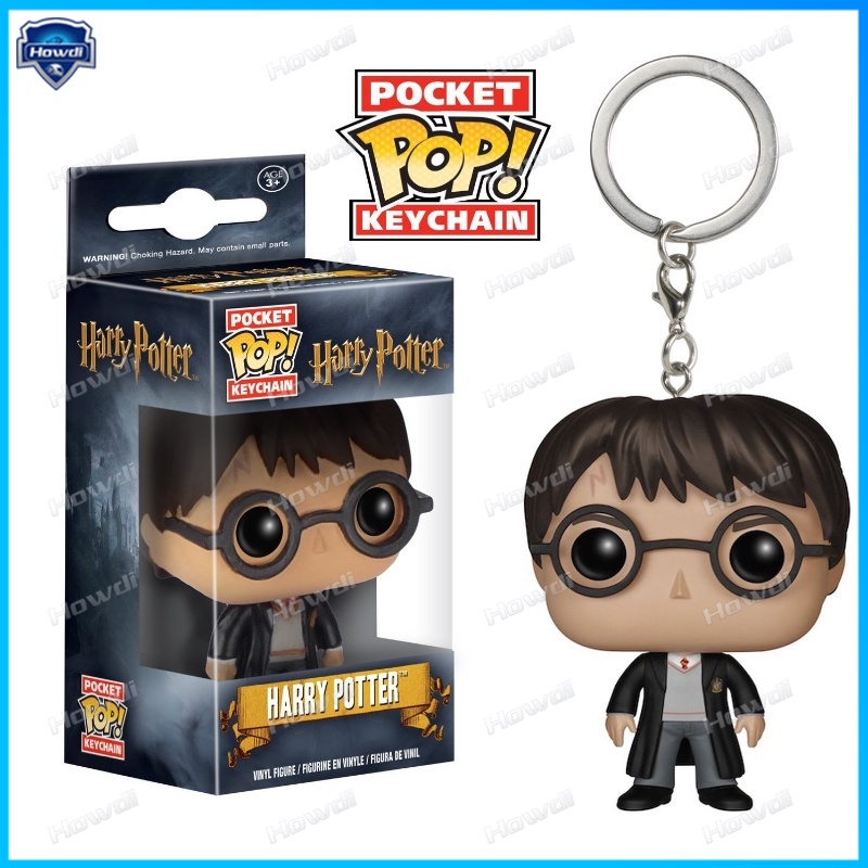 Funko POP Gantungan Kunci Action Figure Harry Potter Hermione Ron Snape Dobby